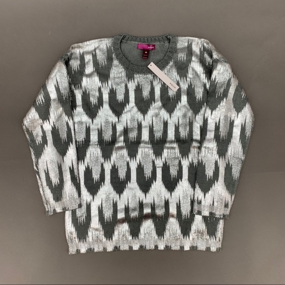 Aqua Other - 4/$25 Aqua Girls Silver Boho Holiday Sweater Large